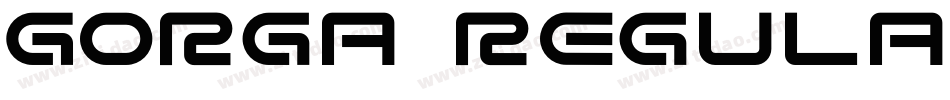 Gorga Regular字体转换